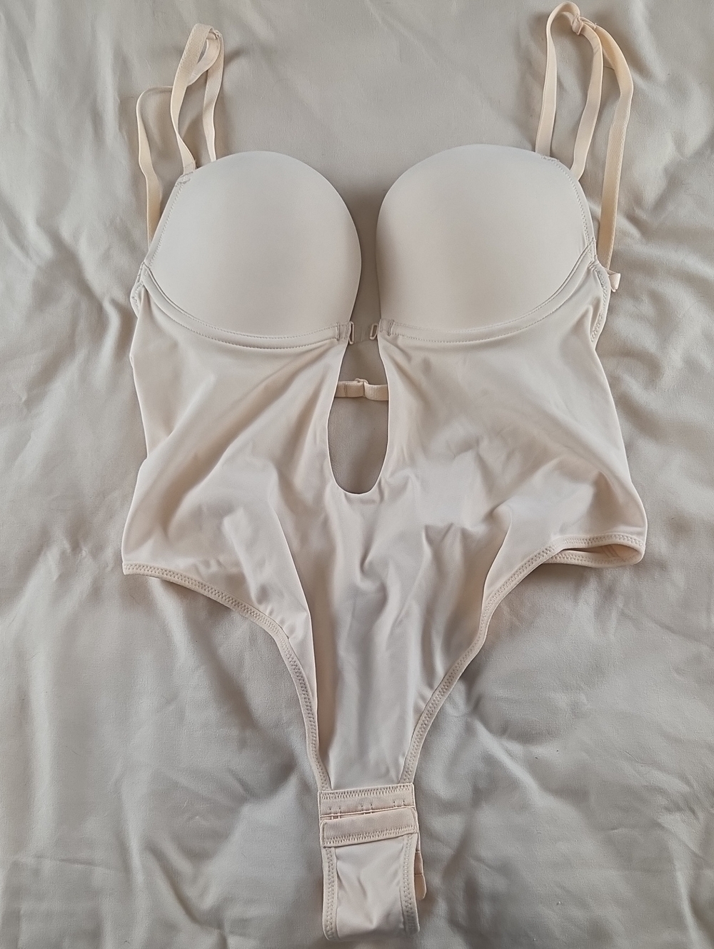 Thong Contour Shaping Bodysuit - Light Nude NWOT